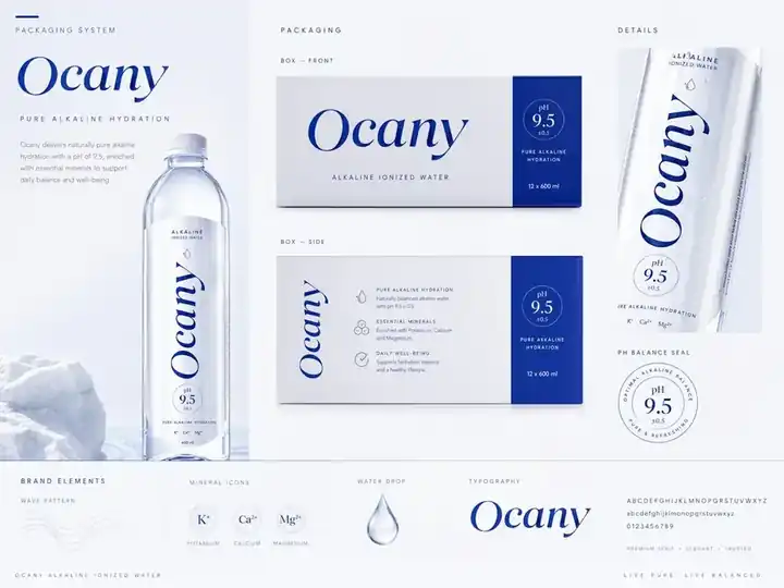 Ocany 瓶身包装